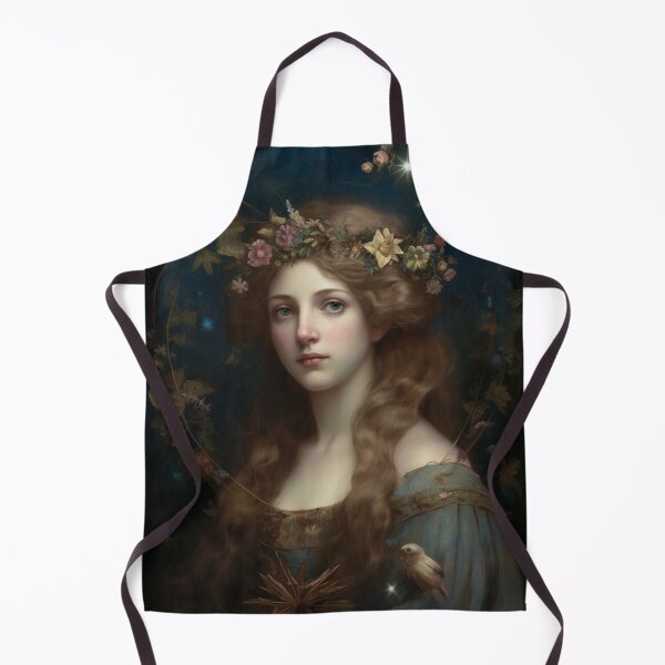 Item preview, Virgo - Zodiac - Star Sign - Fantasy Art designed and sold by PrintMagpieUK.