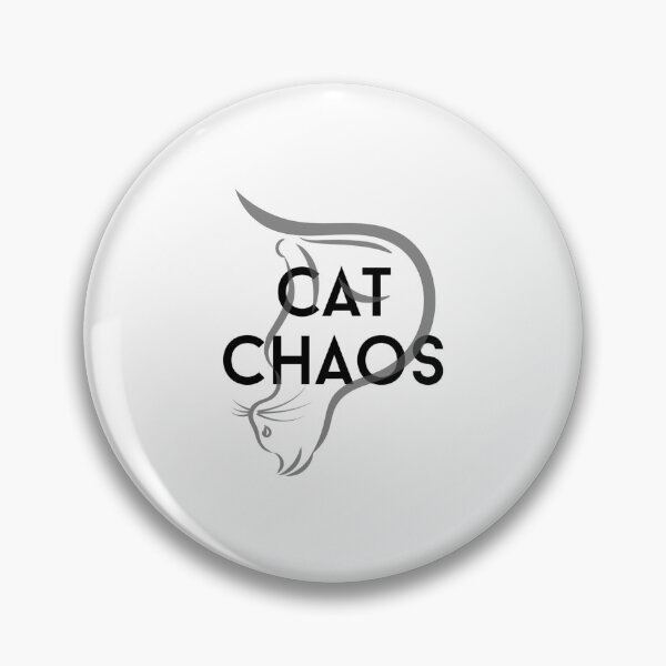 Item preview, cat chaos - alternative animal text graphic v1 white background designed and sold by fishpressink.