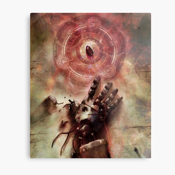 Full Metal Alchemist Philosopher Stone Metal Print