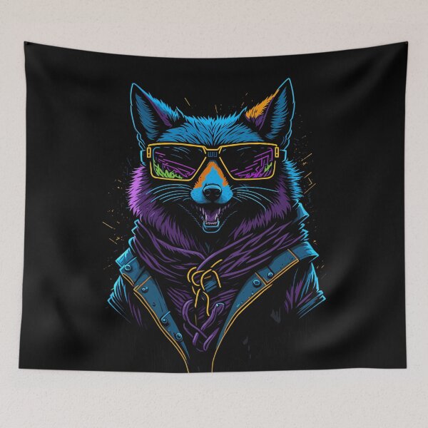 Item preview, Cyberpunk Fox designed and sold by GangBangGang.