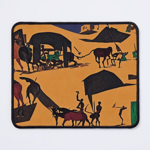 Item preview, Throw Pillow With Saharian Desert Dunes Design - African Hunting Season Home Decor designed and sold by Sowari-Pillows.