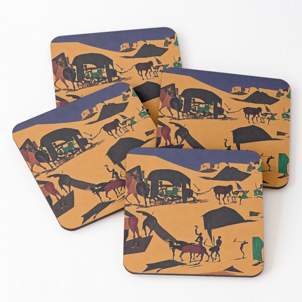 Item preview, Throw Pillow With Saharian Desert Dunes Design - African Hunting Season Home Decor designed and sold by Sowari-Pillows.