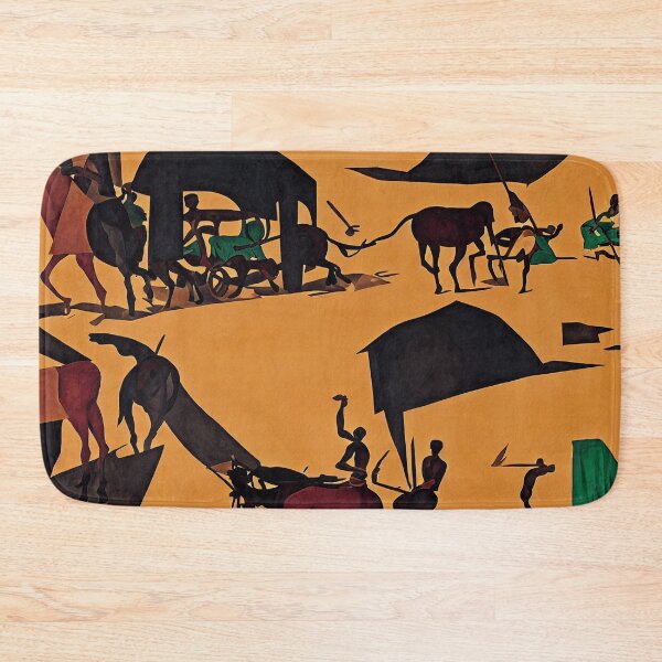 Item preview, Throw Pillow With Saharian Desert Dunes Design - African Hunting Season Home Decor designed and sold by Sowari-Pillows.