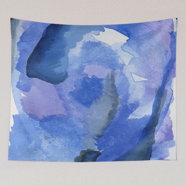 Item preview, Projection: violent abstract shades of purples and blues designed and sold by adriluna.
