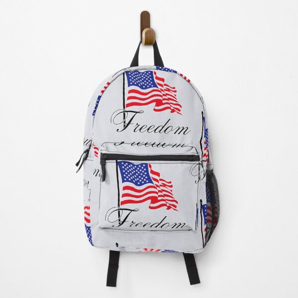 Item preview, FREEDOM with an American Flag designed and sold by AmericaFreedom.