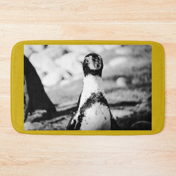 Item preview, Humboldt penguin up close beauty in nature black and white  designed and sold by eddiebarronshop.