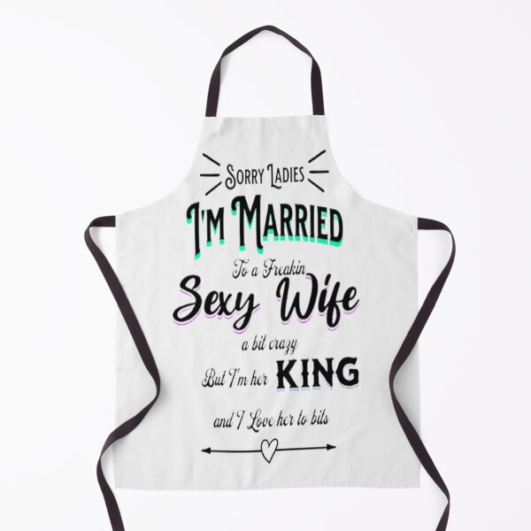 Item preview, Sorry Ladies married to my Sexy Wife Lettering Graphic Design, Playful Lettering Design designed and sold by Adri Barnard.