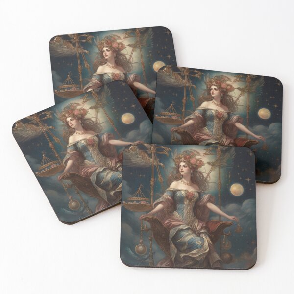Item preview, Libra - Zodiac - Star Sign - Fantasy Art designed and sold by PrintMagpieUK.