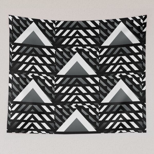 Item preview, Geoshape: Geometric Art Minimalism Black and White Modern Abstract  designed and sold by DigiNook.