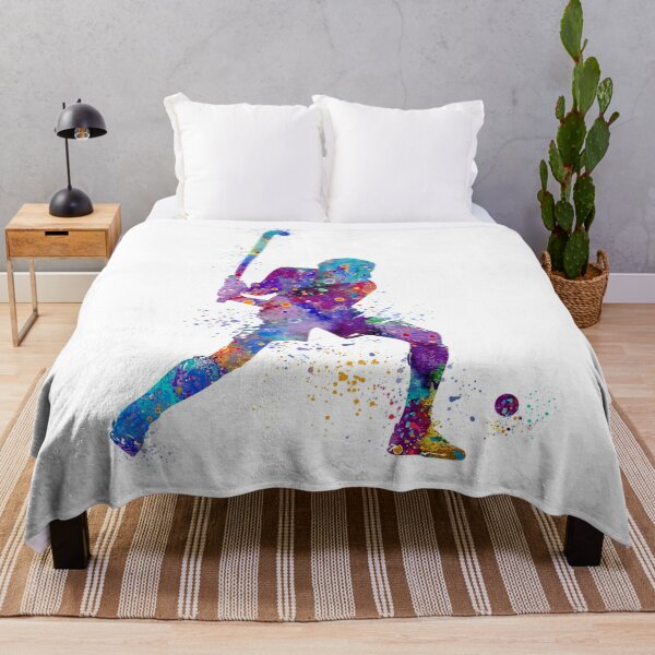 Item preview, Boy Field Hockey Player Watercolor Sport designed and sold by LotusGifts.
