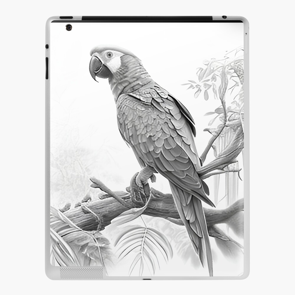parrot - pencil drawing by nelutuinfo on DeviantArt