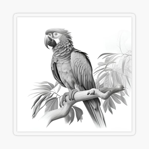 How to Draw a Parrot Step by Step | Easy Parrot Drawing Color | Green Parrot  - YouTube