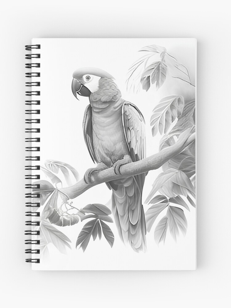 Parrot Couple Drawing step by step with pencil shading - YouTube
