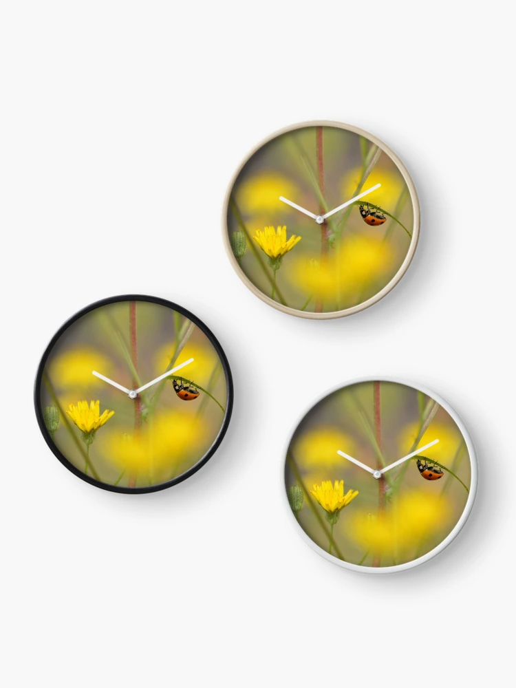 Thumbnail 3 of 4, Clock, Lady bug designed and sold by MartRPorter.