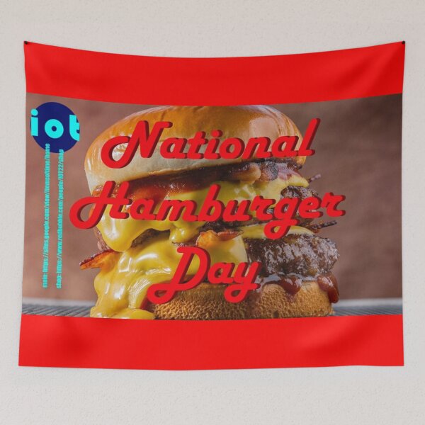 Item preview, National Hamburger Day designed and sold by IOT22.