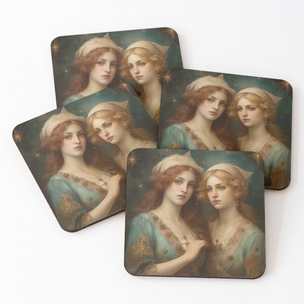 Item preview, Gemini - Zodiac - Star Sign - Fantasy art designed and sold by PrintMagpieUK.