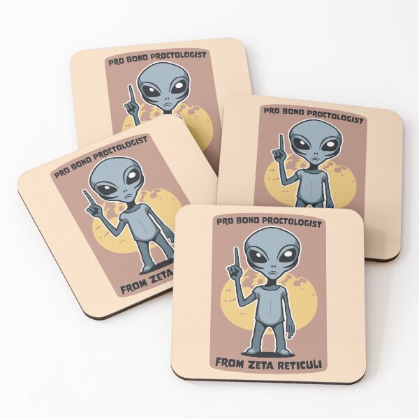 Item preview, Funny Grey Alien Pro Bono Proctologist designed and sold by BennyBearProof.
