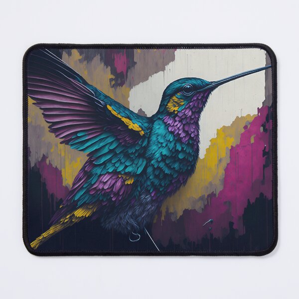 Item preview, Vibrant Hummingbird Mural designed and sold by madygunit.
