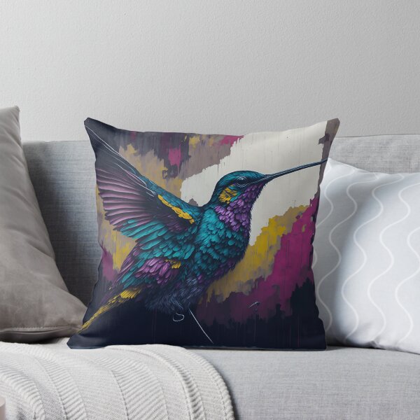 Item preview, Vibrant Hummingbird Mural designed and sold by madygunit.