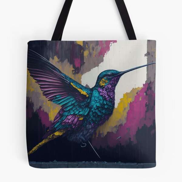 Item preview, Vibrant Hummingbird Mural designed and sold by madygunit.