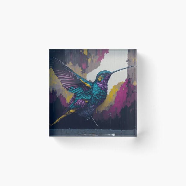 Item preview, Vibrant Hummingbird Mural designed and sold by madygunit.