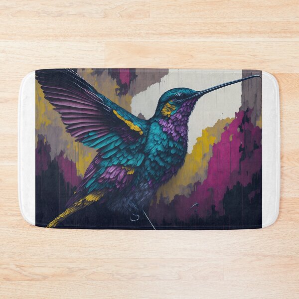 Item preview, Vibrant Hummingbird Mural designed and sold by madygunit.