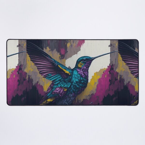 Item preview, Vibrant Hummingbird Mural designed and sold by madygunit.