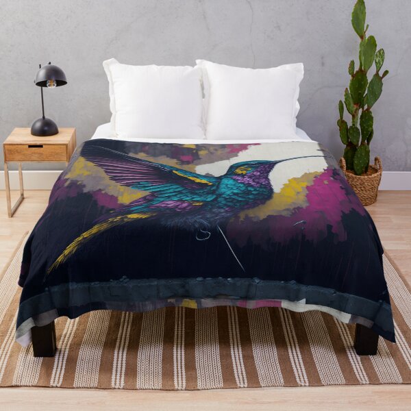 Item preview, Vibrant Hummingbird Mural designed and sold by madygunit.