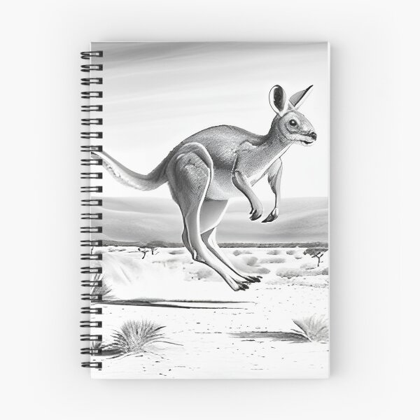 Item preview, Pencil drawn Kangaroo  designed and sold by Pencil-Art.