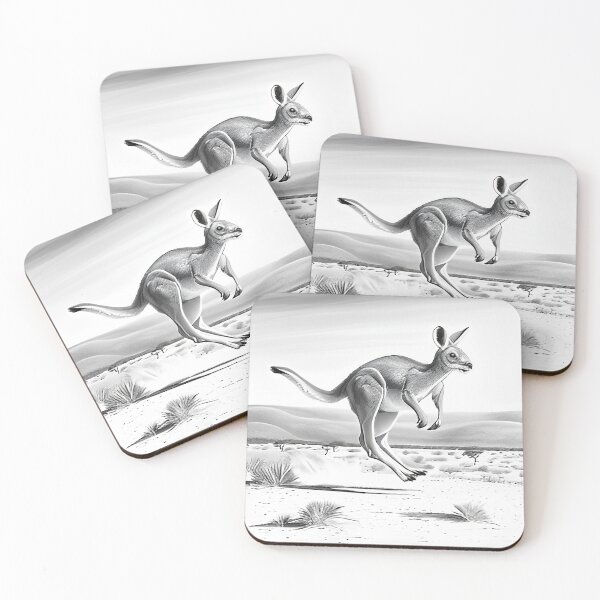 Item preview, Pencil drawn Kangaroo  designed and sold by Pencil-Art.