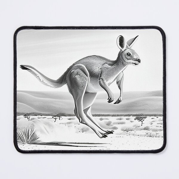 Item preview, Pencil drawn Kangaroo designed and sold by Pencil-Art.