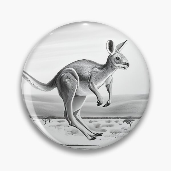 Item preview, Pencil drawn Kangaroo  designed and sold by Pencil-Art.
