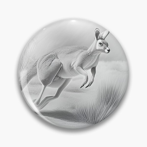 Item preview, Pencil drawn Kangaroo designed and sold by Pencil-Art.