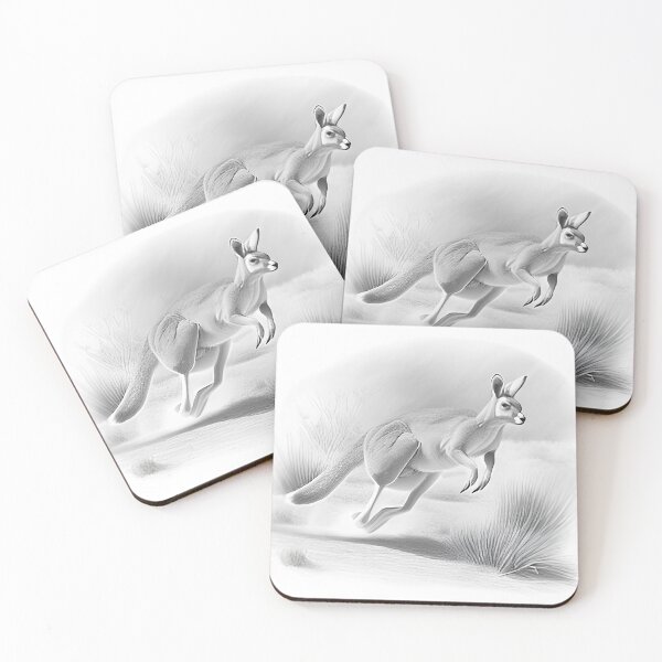 Item preview, Pencil drawn Kangaroo designed and sold by Pencil-Art.