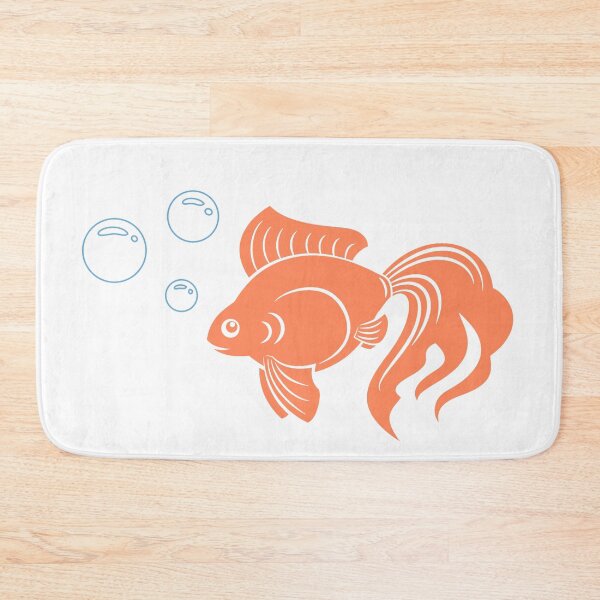 Item preview, Goldfish With Bubbles Illustration designed and sold by Stan The Goldfish.