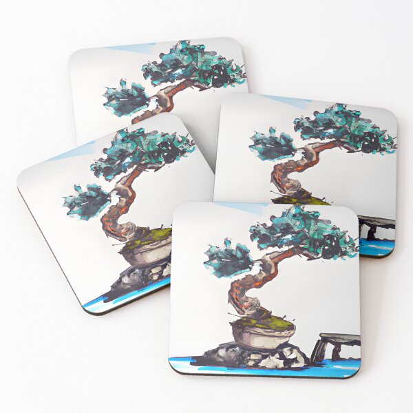 Item preview, Painted bonsai lucky tree designed and sold by brandway.