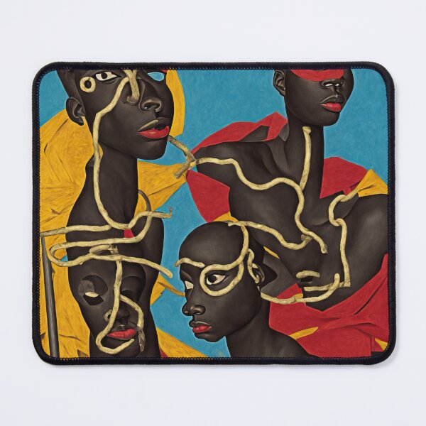 Item preview, Throw Pillow With African Ceremony Dance Design - African Style Home Decor designed and sold by Sowari-Pillows.