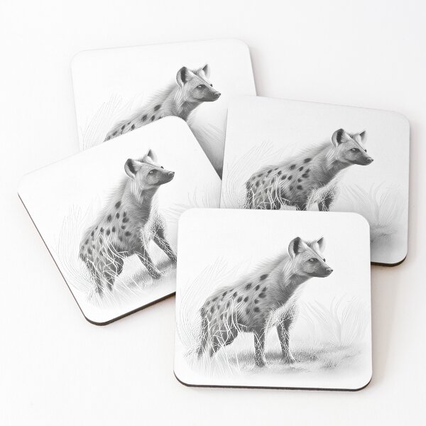 Item preview, Pencil drawn Hyena designed and sold by Pencil-Art.
