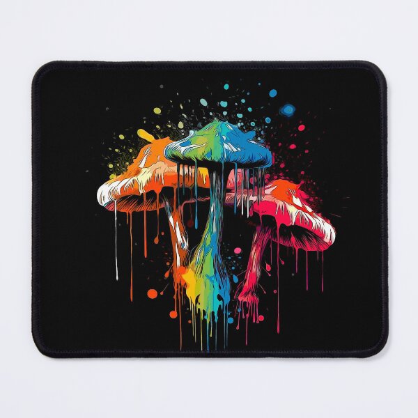 Item preview, Paint Drip Psychedelic Art mushroom designed and sold by missinglinks.