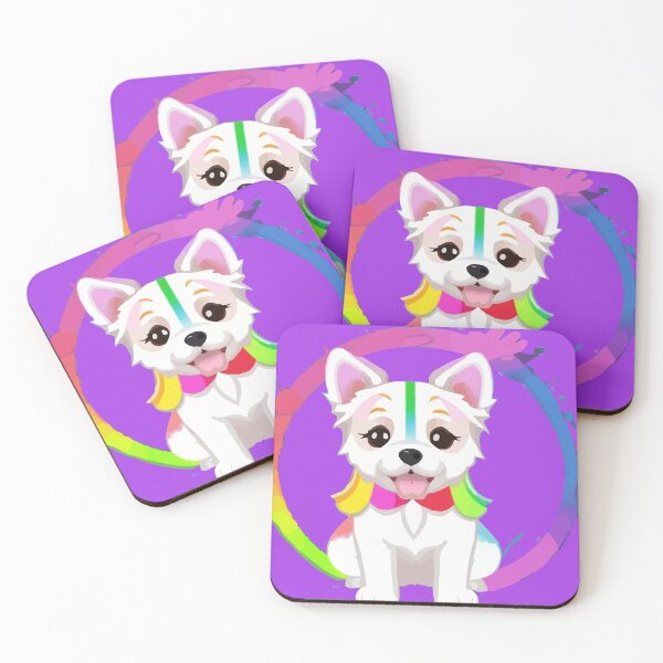 Item preview, Cute Friendly Dog Rainbow Puppy designed and sold by OgaJames.