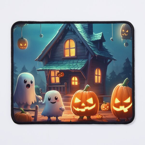 Item preview, Spooky Playmates: Ghost & Jack O' Lantern Frolic designed and sold by Blackstylez.