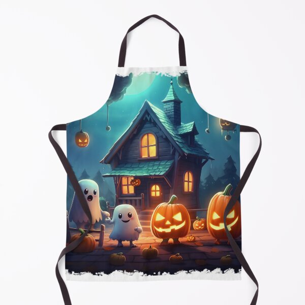 Item preview, Spooky Playmates: Ghost & Jack O' Lantern Frolic designed and sold by Blackstylez.