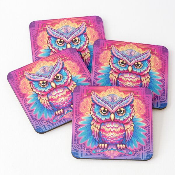 Item preview, Cute Owl Mandala 4 designed and sold by mark ashkenazi.