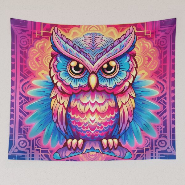 Item preview, Cute Owl Mandala 4 designed and sold by mark ashkenazi.