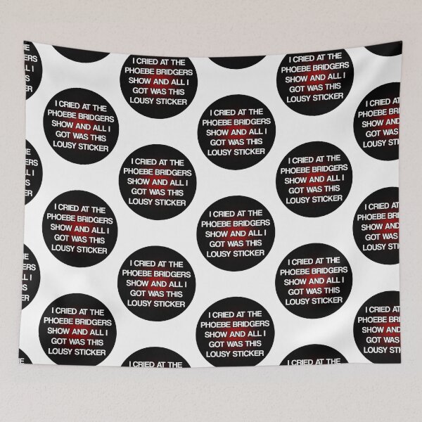 Item preview, cried at the showphoebe bridgers37 designed and sold by hoanghon99.