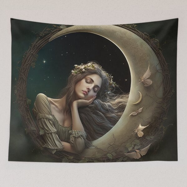 Item preview, Dreaming on A Crescent Moon designed and sold by Juliascutecornr.