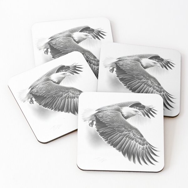 Item preview, Pencil drawn Bald Eagle designed and sold by Pencil-Art.
