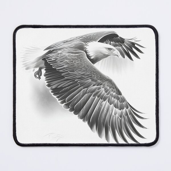 Item preview, Pencil drawn Bald Eagle designed and sold by Pencil-Art.