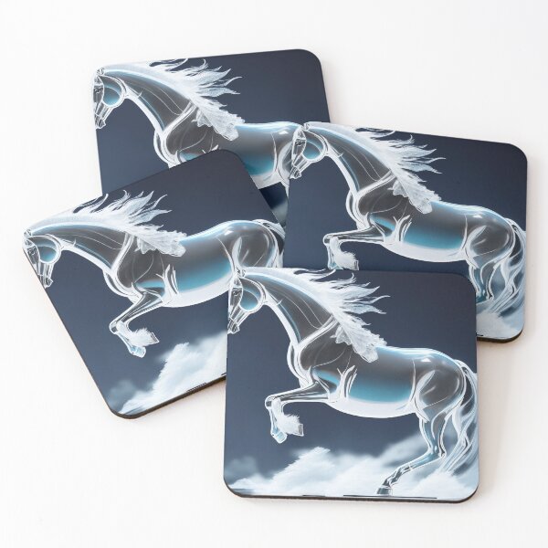 Item preview, Clear Glass Horse Sculpture designed and sold by madygunit.