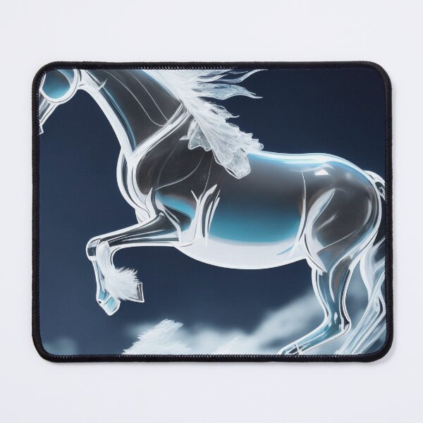 Item preview, Clear Glass Horse Sculpture designed and sold by madygunit.